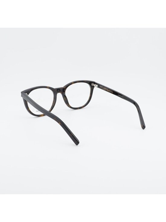 Saint Laurent SL471 002 Eyeglasses Havana 53mm Square Frame main image 4